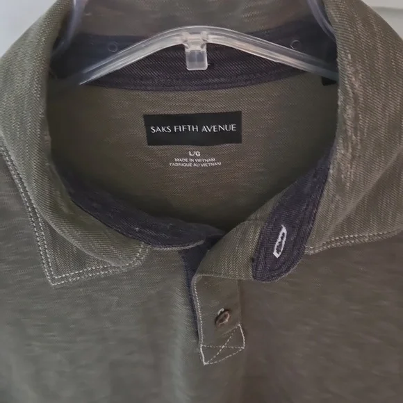 Saks Fifth Avenue short sleeve shirt - Picture 6 of 12